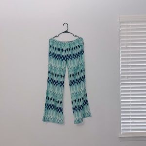 Raviya Side Slit Pants Swim Cover Up Size M